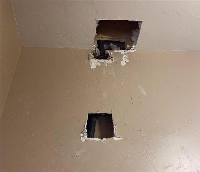 Damaged Walls from Broken Water Pipe 